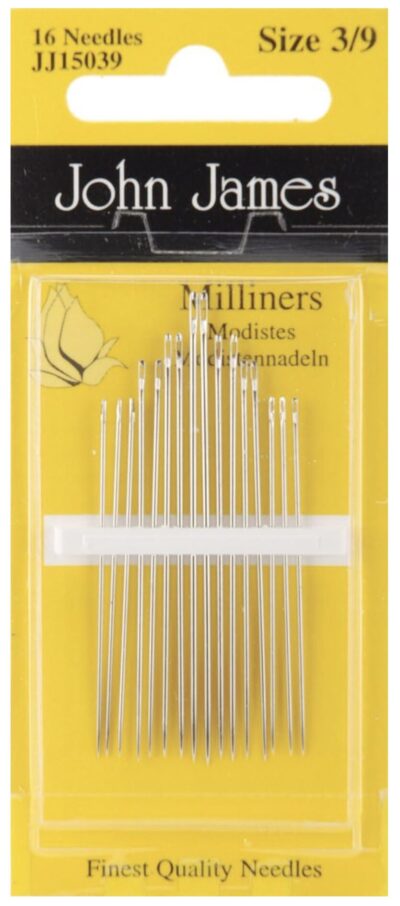 John James Milliners Needles - Sizes 3 - 9